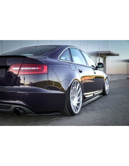 MAXTON España Rear Side Splitters Audi A6 S-Line C6 / C6 FL Sedan / Avant