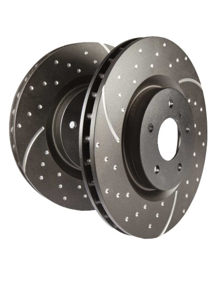 Hyundai Coupe 2.0 2003 - Kit latiguillos Hel + Discos + Pastillas EBC YELLOW