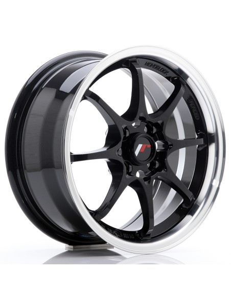 Japan Racing modelo JR5 Negro Aro Pulido