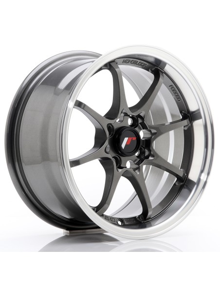 Japan Racing modelo JR5 Gun Metal con Aro Pulido