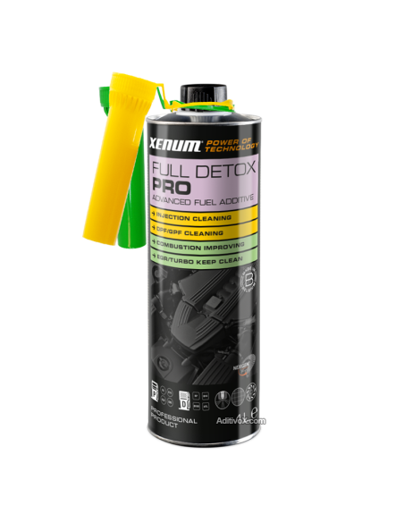 XENUM España Full Detox Pro: Aditivo limpiador avanzado para diésel y gasolina