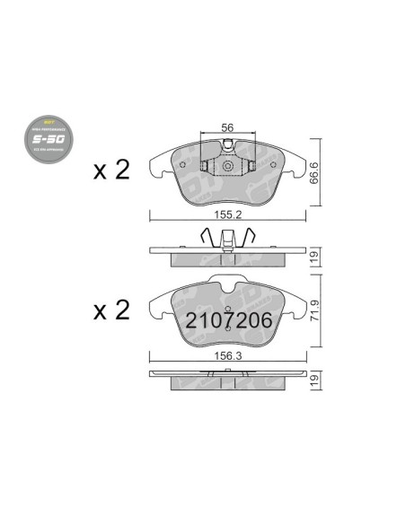 Pack Frenada Ford Mondeo MK3