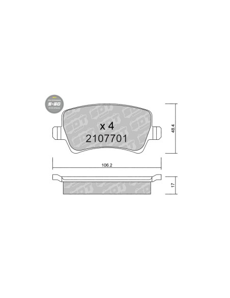 Pack Frenada Discos y Pastillas MTEC + SDT Volvo V60 T5