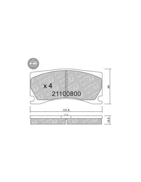 SDT S-50 para pinza ALCON Peugeot - 21100800