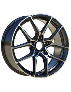 Llantas Negro Frontal Pulido 5X112 / CBS 03