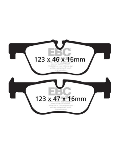 Pack Pastillas EBC y Latiguillos para BMW