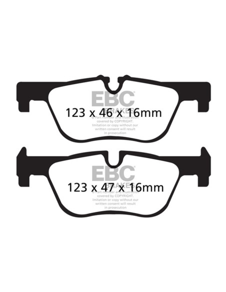 Pack Pastillas EBC y Latiguillos para BMW