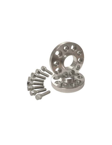 Pareja de separadores 20mm doble fijación y doble centraje