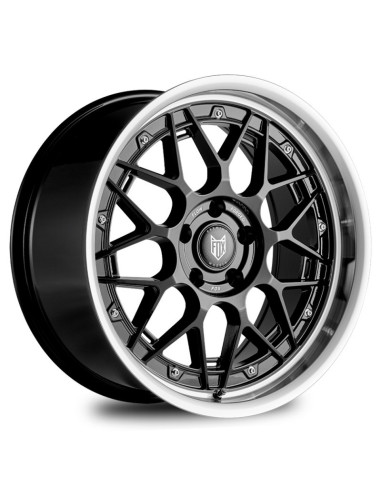 PACK Llantas antracita tipo BBS - FOX con garganta