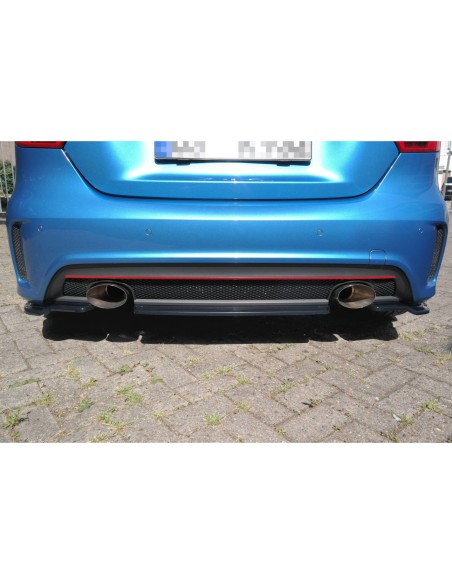 MAXTON España CENTRAL REAR SPLITTER (WITHOUT VERTICAL BARS) MERCEDES-BENZ W176 AMG-LINE PREFACE