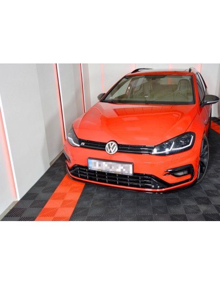 MAXTON España Front Splitter V.7 VW Golf 7 R / R-Line Facelift