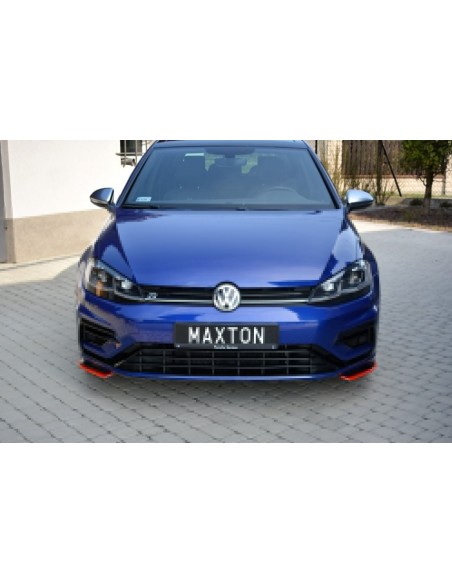 MAXTON España Front Splitter V.8 VW Golf 7 R / R-Line Facelift