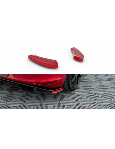 MAXTON España REAR SIDE SPLITTERS VW GOLF Mk7 GTI CLUBSPORT