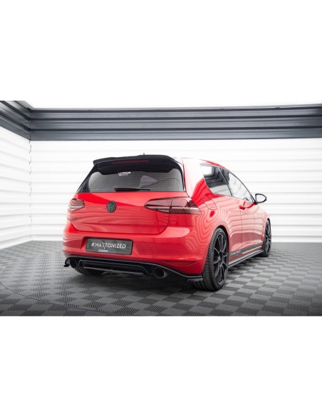 MAXTON España CENTRAL REAR SPLITTER VW GOLF Mk7 GTI CLUBSPORT