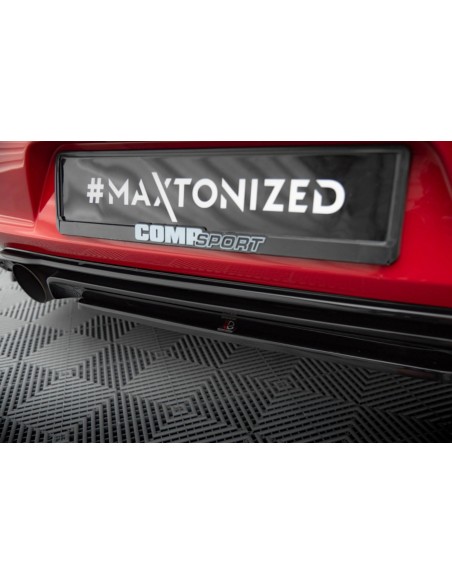 MAXTON España CENTRAL REAR SPLITTER VW GOLF Mk7 GTI CLUBSPORT