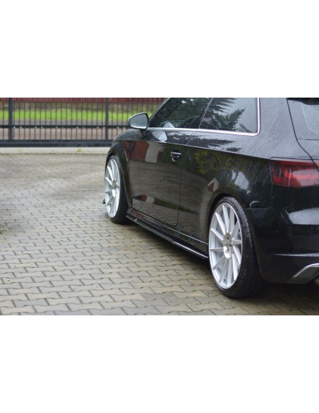 MAXTON España Side Skirts Diffusers Audi S3 / A3 S-Line 8V / 8V FL Hatchback